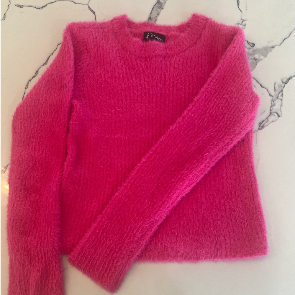 Cozy pink sweater